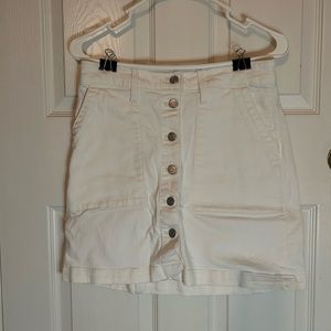White Size 4 Skirt